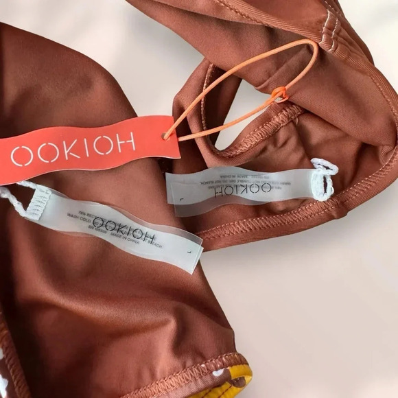 NWT OOKIOH RAVELLO TOP in Coco & SEYCHELLES BOTTOM in Lanai Floral - Picture 14 of 14